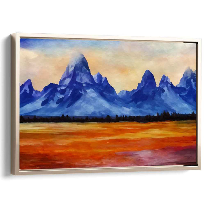 Abstract Grand Tetons #122