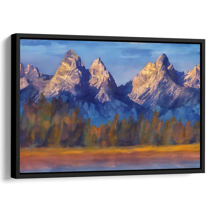 Abstract Grand Tetons #126