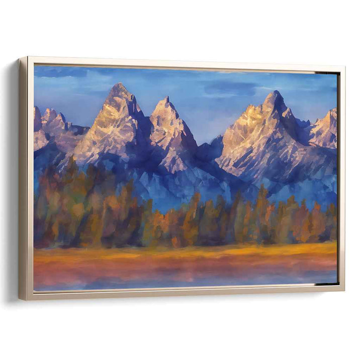 Abstract Grand Tetons #126