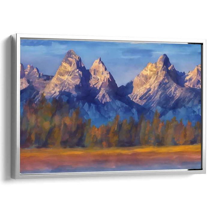 Abstract Grand Tetons #126
