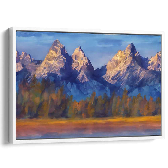 Abstract Grand Tetons #126