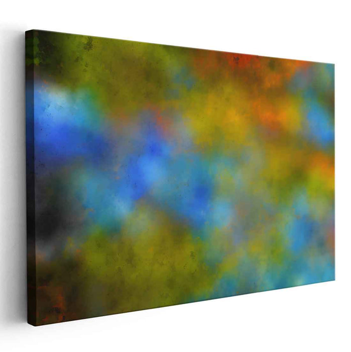 Chromatic Sonata: A Symphony of Color - Abstract Expressionist Canvas Art