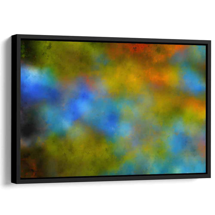 Chromatic Sonata: A Symphony of Color - Abstract Expressionist Canvas Art