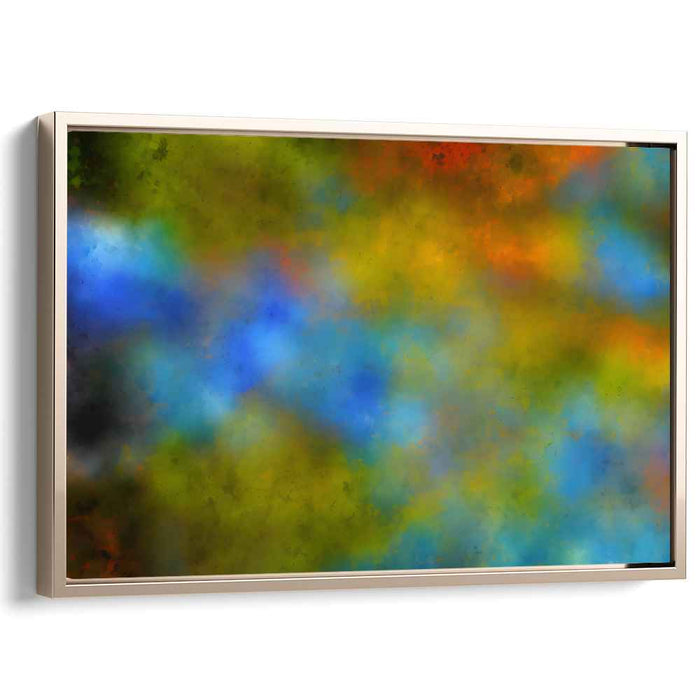 Chromatic Sonata: A Symphony of Color - Abstract Expressionist Canvas Art