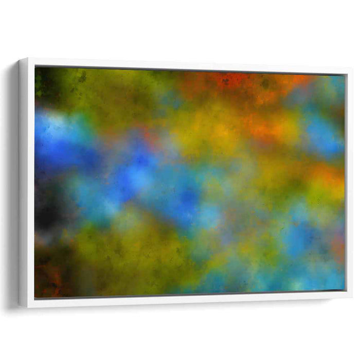 Chromatic Sonata: A Symphony of Color - Abstract Expressionist Canvas Art