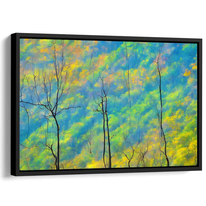 Nature's Composition: Abstract Nature Canvas Art Print