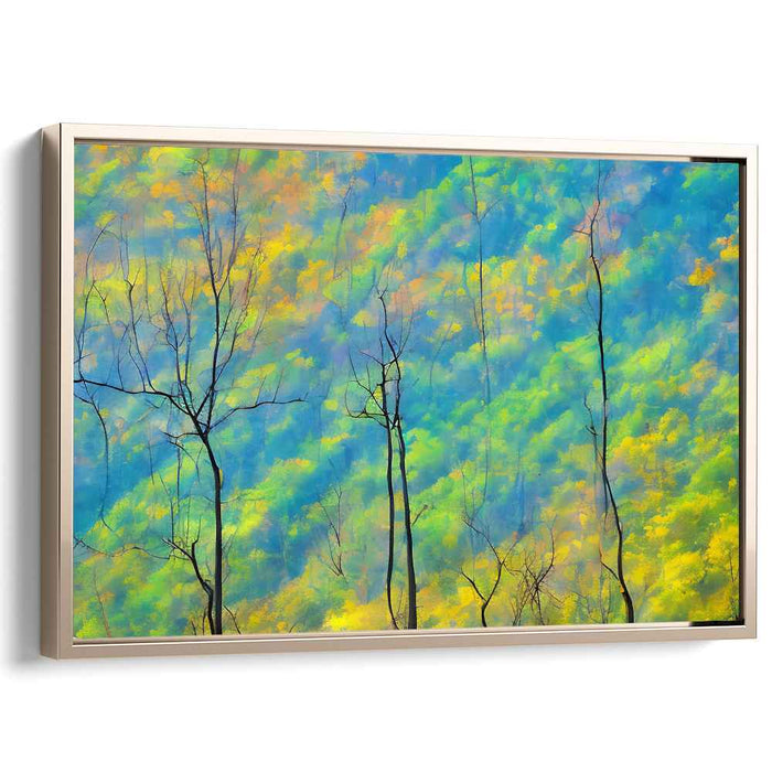 Nature's Composition: Abstract Nature Canvas Art Print