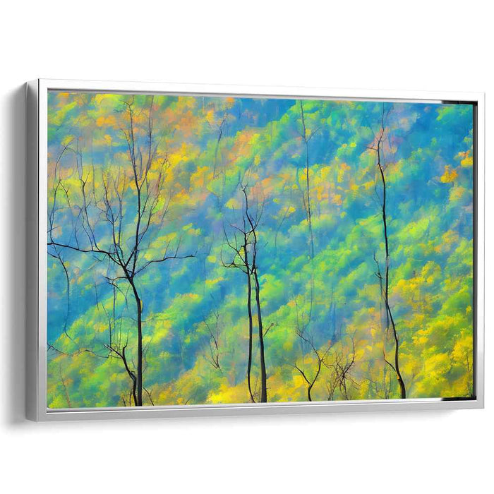 Nature's Composition: Abstract Nature Canvas Art Print