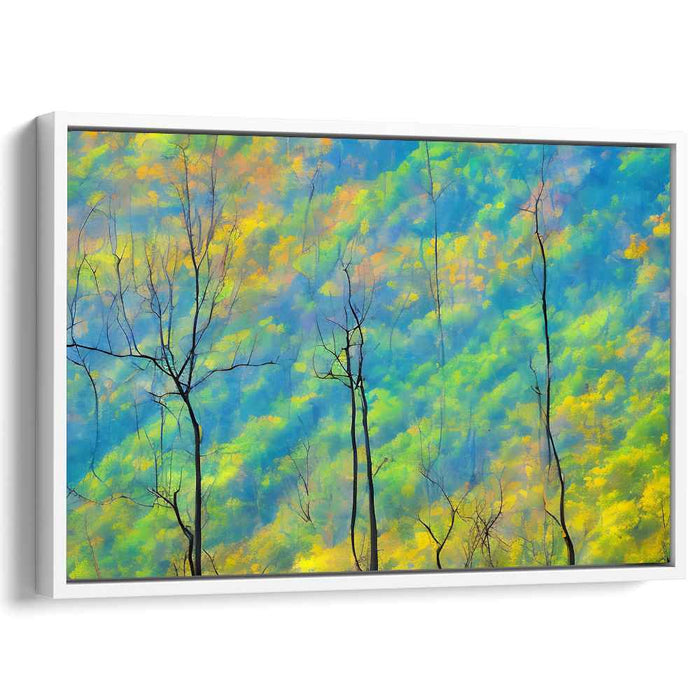 Nature's Composition: Abstract Nature Canvas Art Print