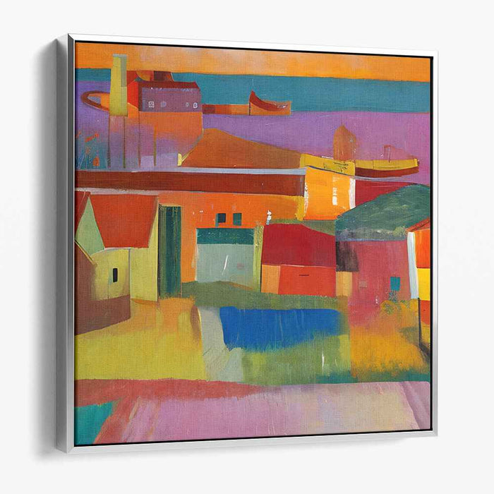 Harmonic Hues: Vibrant Landscape of Urban Tranquility