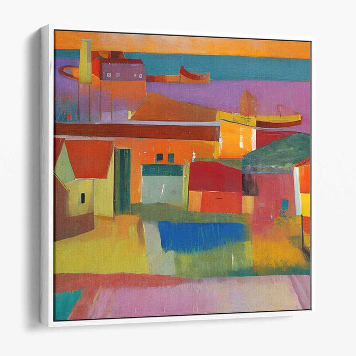 Harmonic Hues: Vibrant Landscape of Urban Tranquility