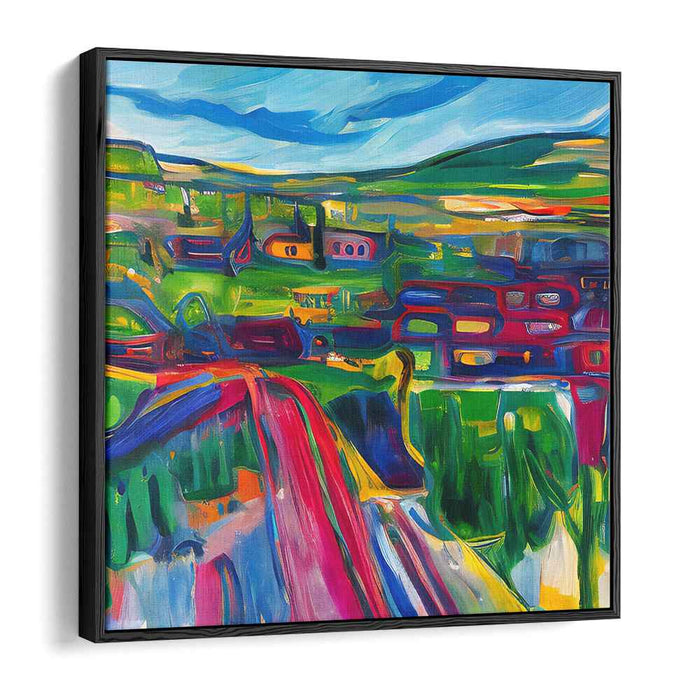 Colorful Countryside: Expressive Landscape Art