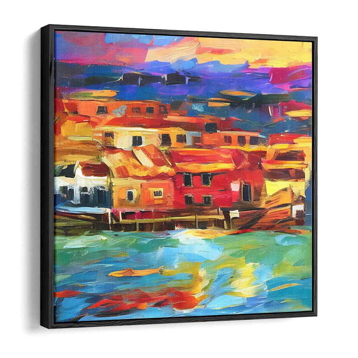 Chromatic Cascade: An Explosion of Colorful Bliss on Canvas