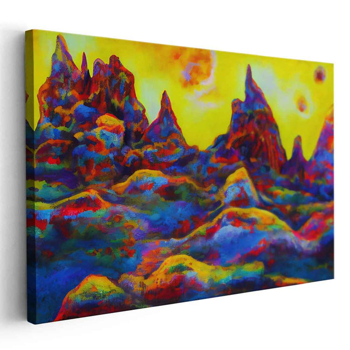 Cosmic Cliffs: A Surreal Journey Through Color