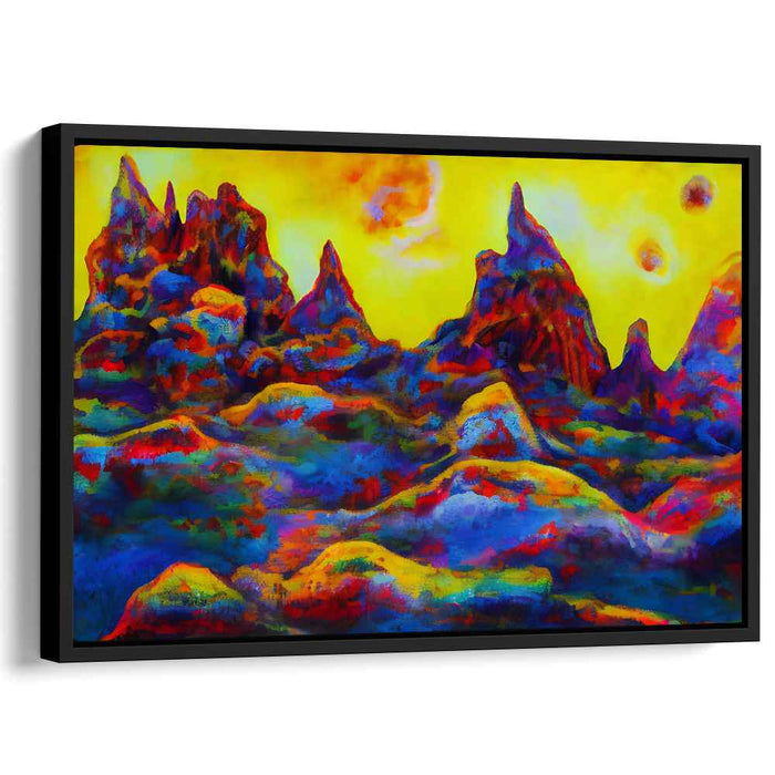 Cosmic Cliffs: A Surreal Journey Through Color