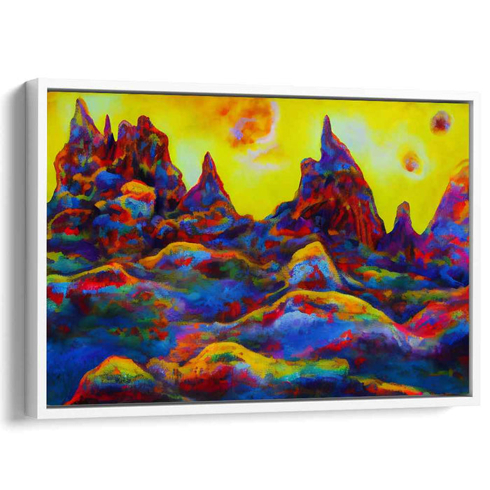 Cosmic Cliffs: A Surreal Journey Through Color