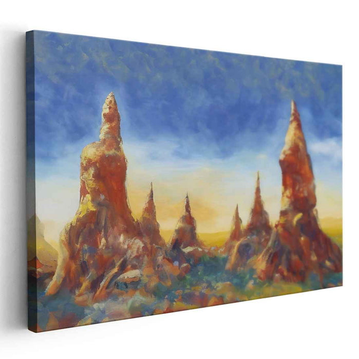 Realm of Whispers: Surreal Landscape Canvas Art Print