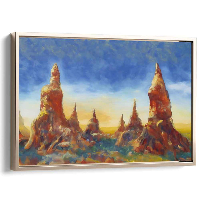 Realm of Whispers: Surreal Landscape Canvas Art Print