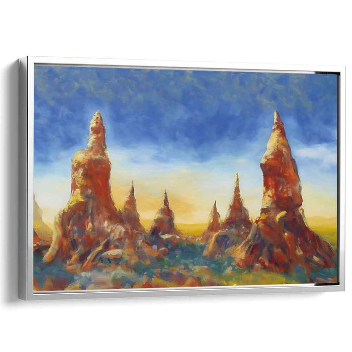 Realm of Whispers: Surreal Landscape Canvas Art Print