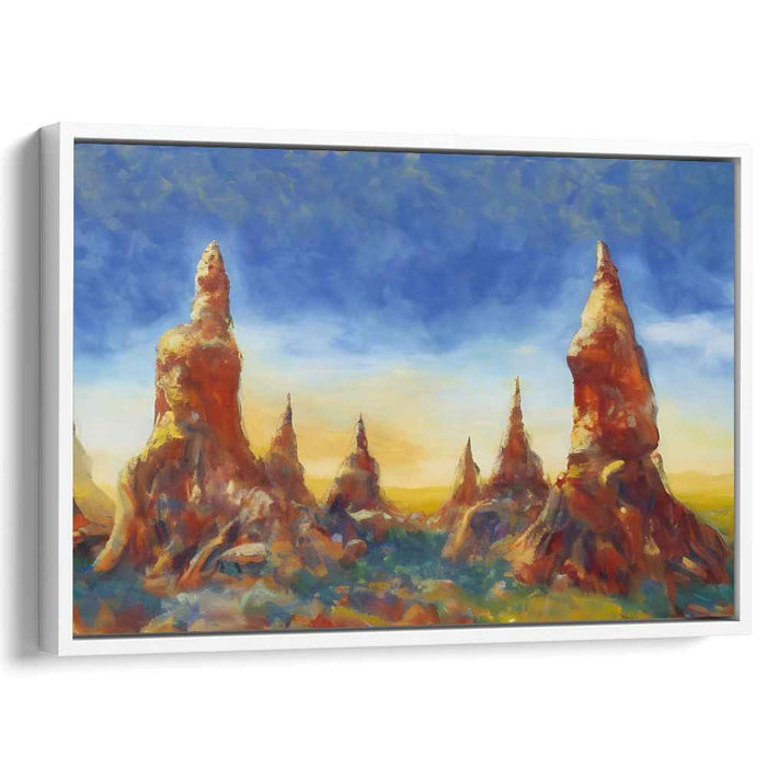 Realm of Whispers: Surreal Landscape Canvas Art Print