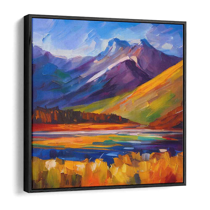 Abstract Lakeside Mountain #002