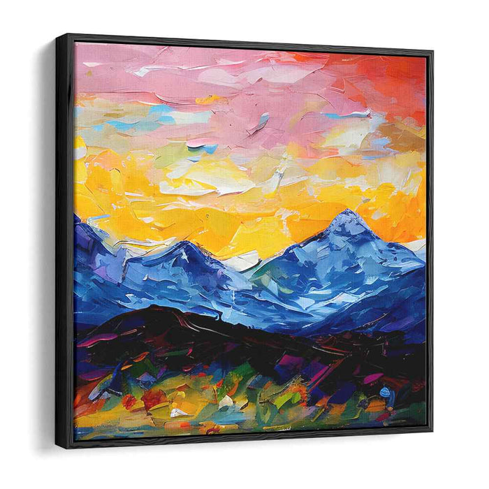 Abstract Lakeside Mountain #003