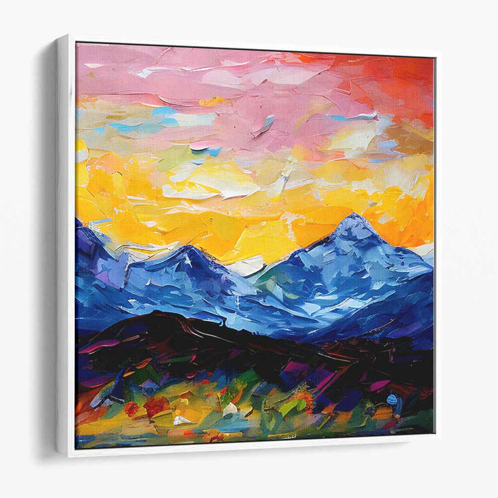 Abstract Lakeside Mountain #003