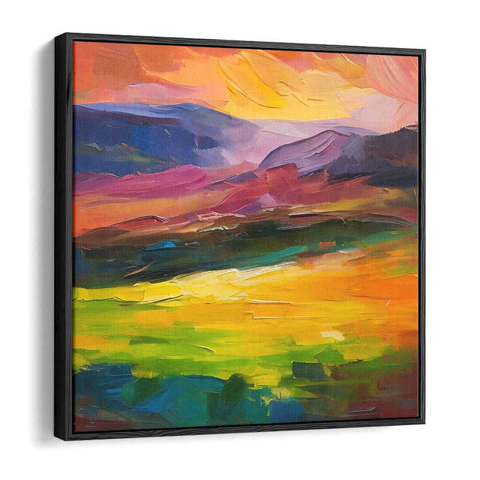 Abstract Lakeside Mountain #011