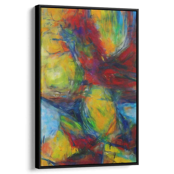 Radiant Maelstrom: Abstract Expressionist Canvas Art