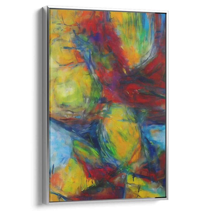 Radiant Maelstrom: Abstract Expressionist Canvas Art