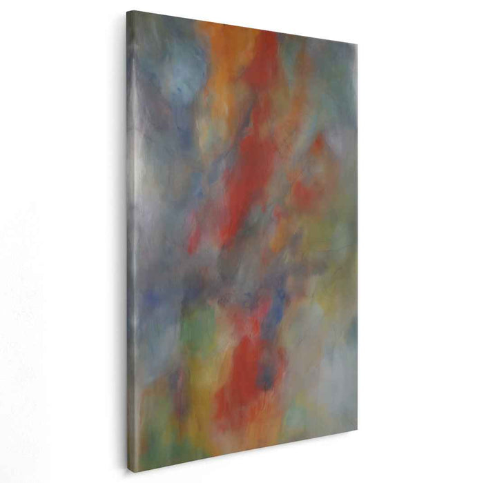 Expressionist Color Play: Abstract Expressionist Canvas Art Print