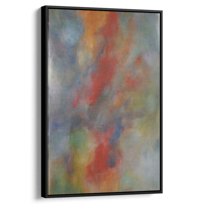 Expressionist Color Play: Abstract Expressionist Canvas Art Print