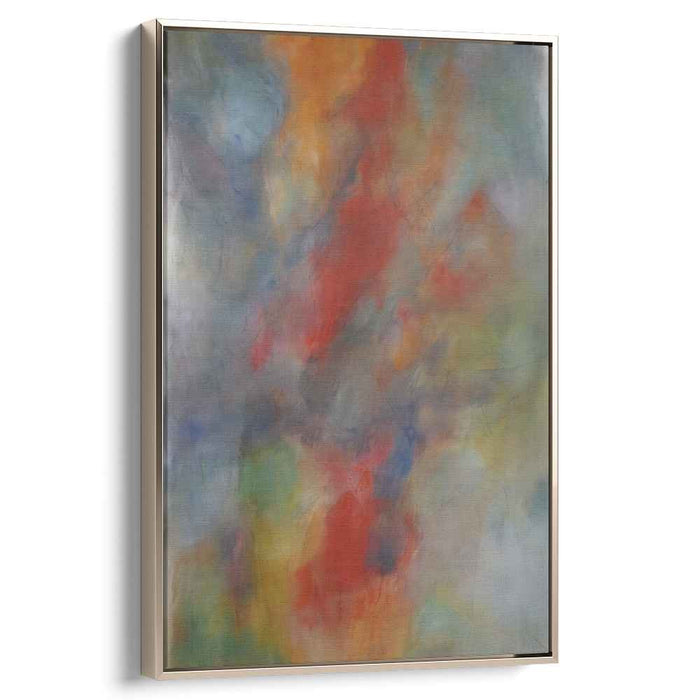 Expressionist Color Play: Abstract Expressionist Canvas Art Print