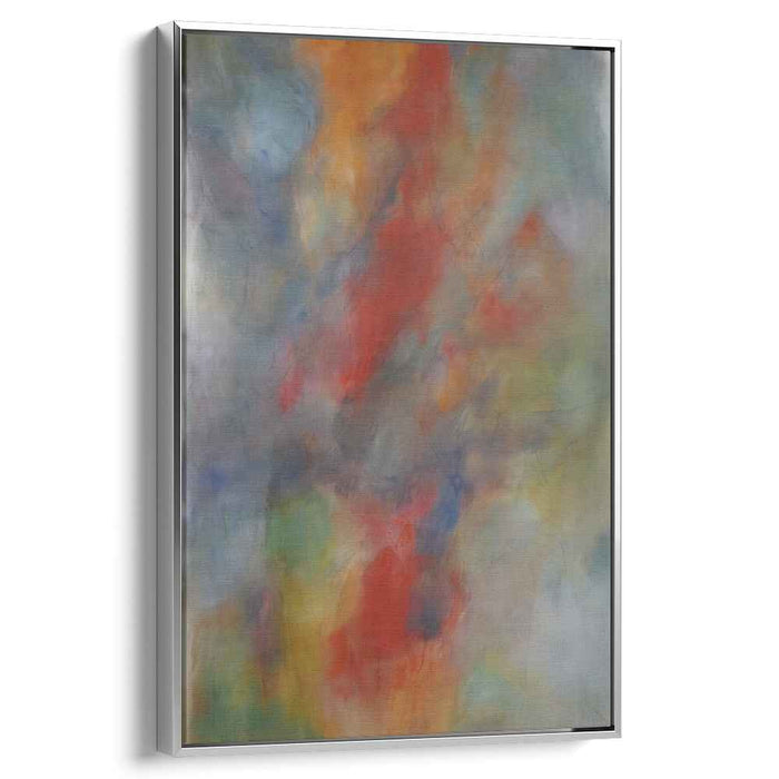 Expressionist Color Play: Abstract Expressionist Canvas Art Print