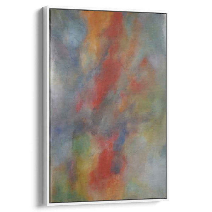 Expressionist Color Play: Abstract Expressionist Canvas Art Print