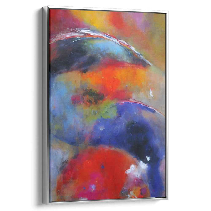 Colorful Freedom Abstract: Vibrant Abstract Expressionist Canvas Art Print
