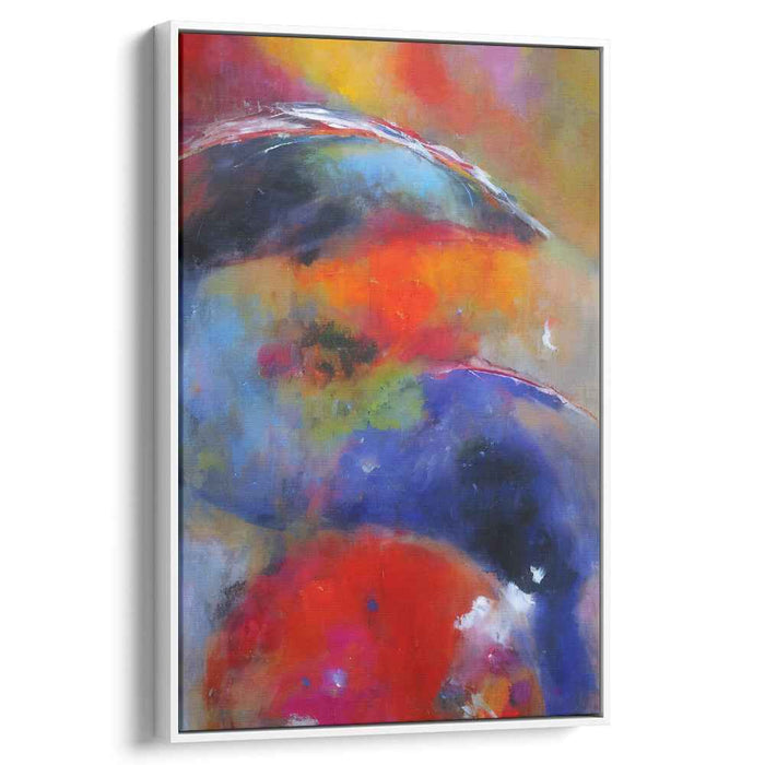 Colorful Freedom Abstract: Vibrant Abstract Expressionist Canvas Art Print