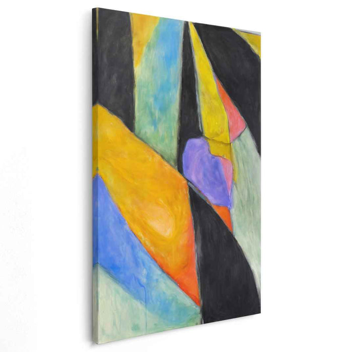 Vibrant Melody of Brushstrokes: Dynamic Harmony in Oil Canvas Art