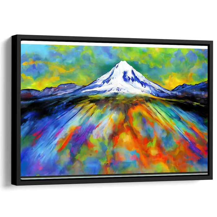 Emotive Earthscape: Expressive Landscape Canvas Art