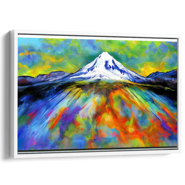 Emotive Earthscape: Expressive Landscape Canvas Art