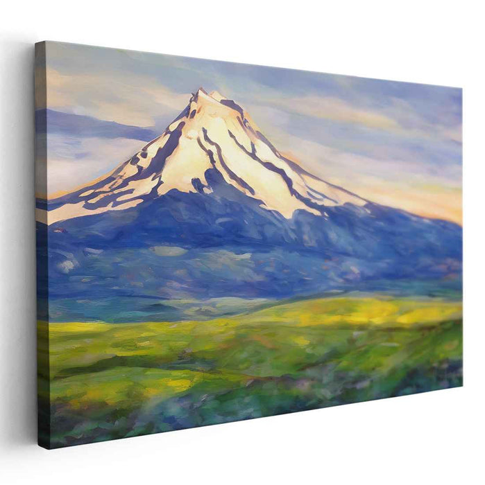 Tranquil Dreamland Overture: Serene Landscape Canvas Art Print