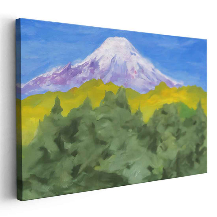 Abstract Mount Rainier #104