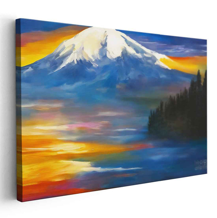 Abstract Mount Rainier #114