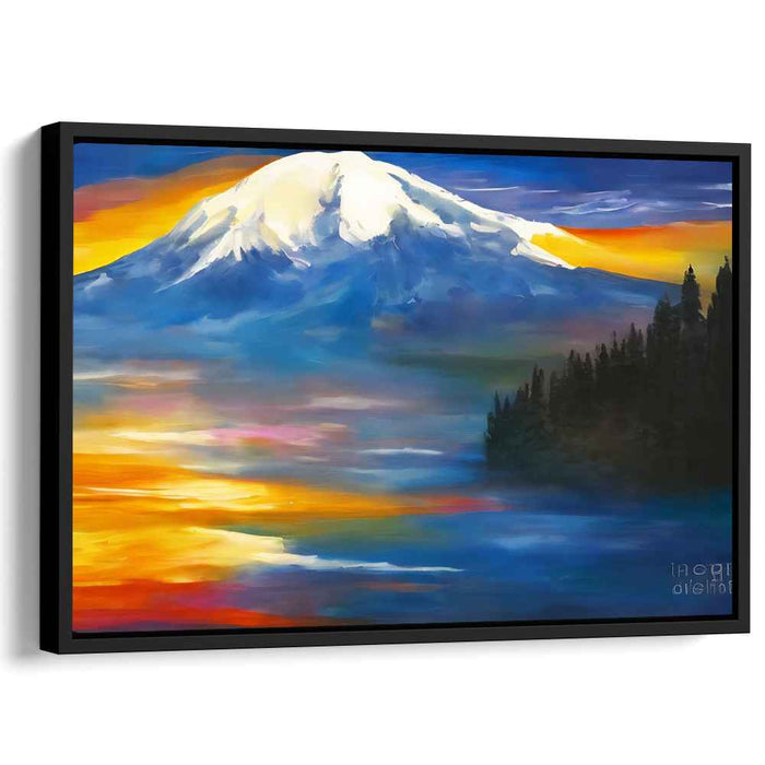 Abstract Mount Rainier #114