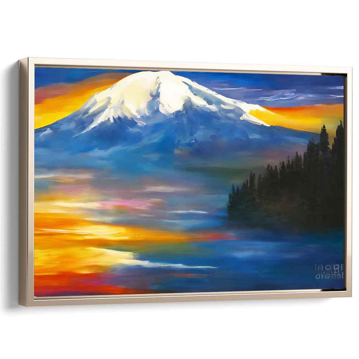 Abstract Mount Rainier #114