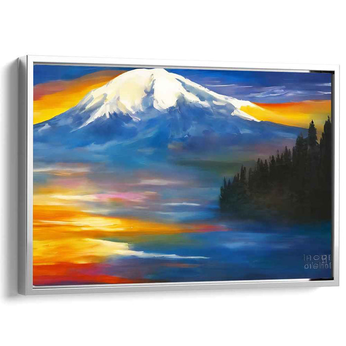 Abstract Mount Rainier #114