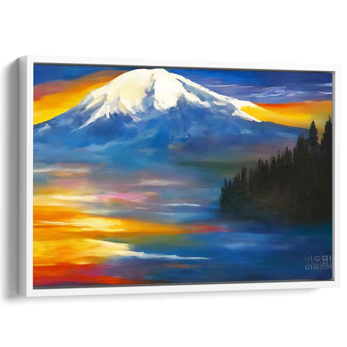 Abstract Mount Rainier #114