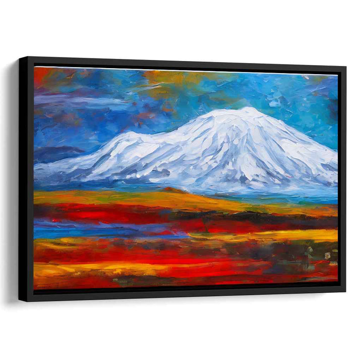 Colorful Dreamscape Odyssey: Vibrant Impressionist Landscape Canvas Art