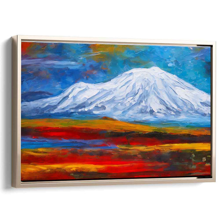 Colorful Dreamscape Odyssey: Vibrant Impressionist Landscape Canvas Art