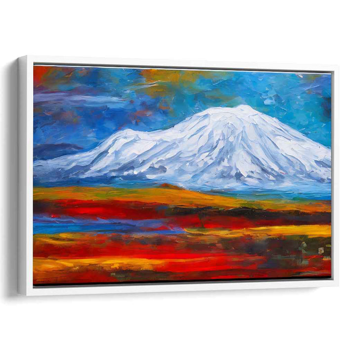 Colorful Dreamscape Odyssey: Vibrant Impressionist Landscape Canvas Art